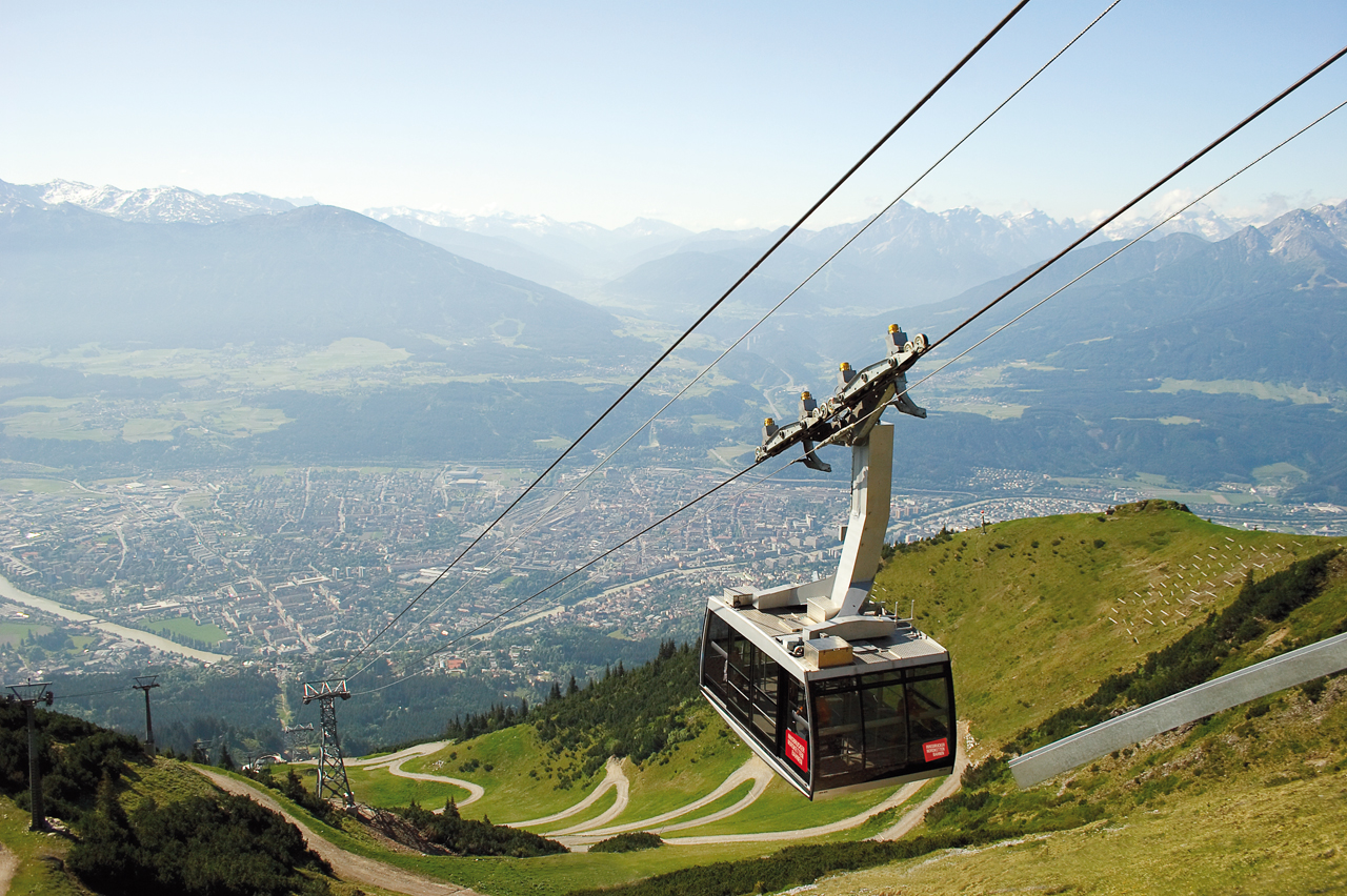 Cable car in Karwendel Nature Park