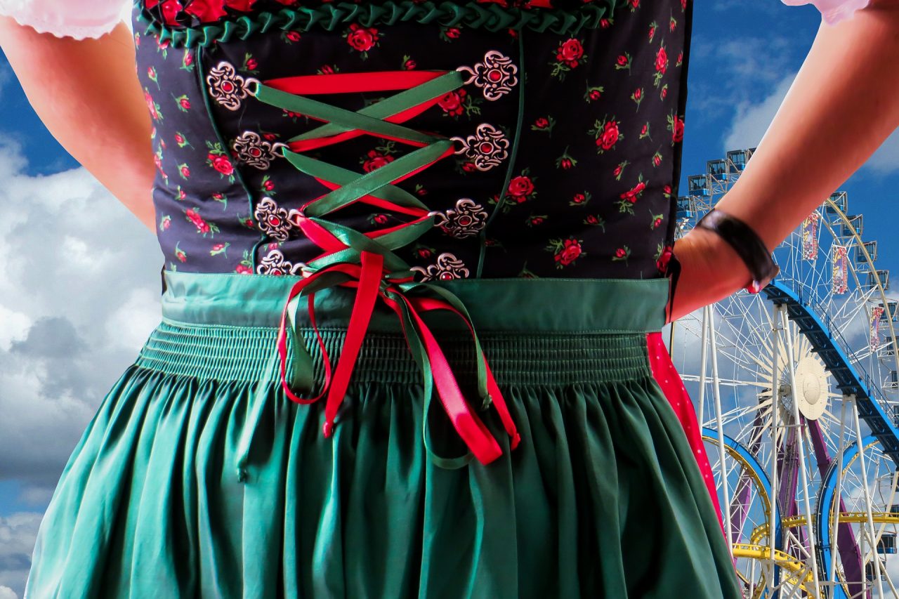 Typical folklore dress in Bavaria